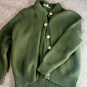 Alex Mill Sage green cardigan